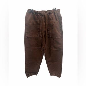 Free People River Stone Pants in color Hot Fudge